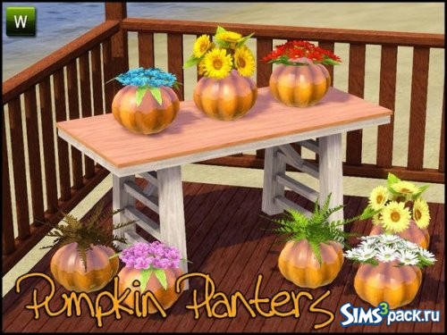 Сет Pumpkin Planters от sim_man123
