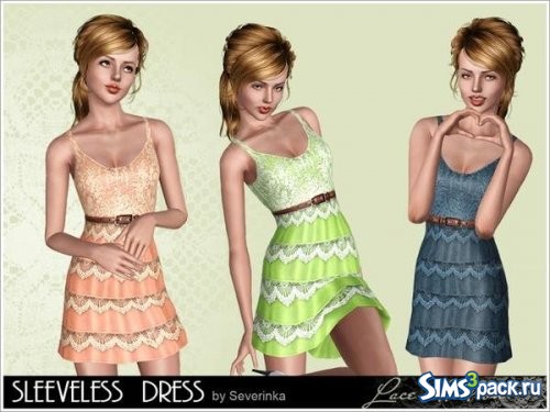 Платье Lace summer sleeveless от Severinka_