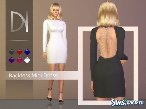 Мини - платье с цепочками от DarkNighTt