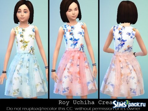 Платье Floral Power от Roy Uchiha