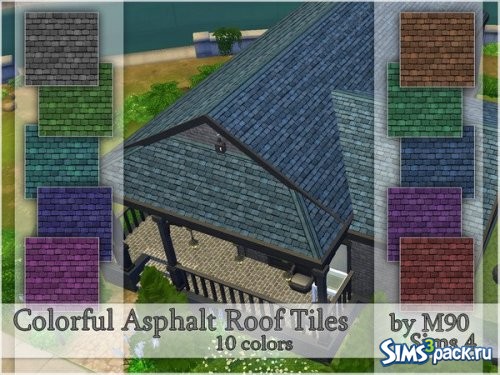 Черепица Colorful Asphalt Roof от Mircia90