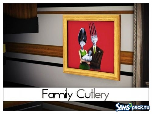 Картина Family Cutlery от Kiolometro