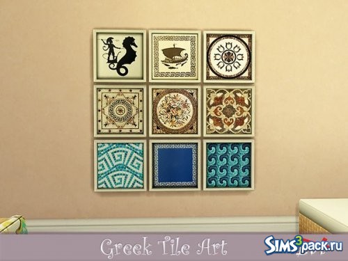 Картины Greek Tile Art от evi