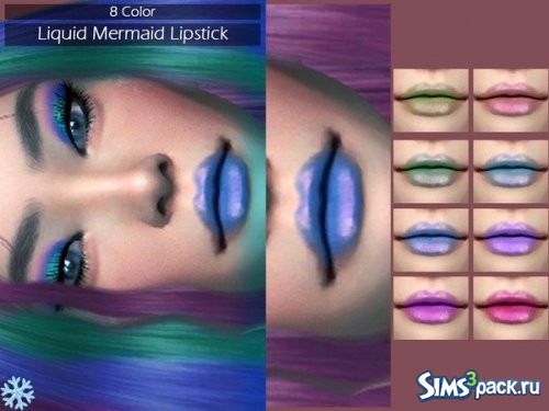 Помада Liquid Mermaid от Lisaminicatsims