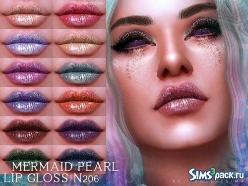 Блеск для губ Mermaid Pearl от Pralinesims