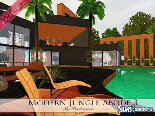 Дом Modern Jungle Abode 3 от Pralinesims
