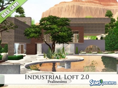 Дом Industrial Loft 2.0 от Pralinesims