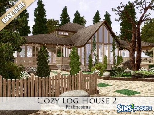 Дом Cozy Log 2 от Pralinesims