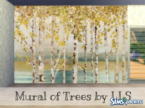 Обои Mural of Trees от lavilikesims