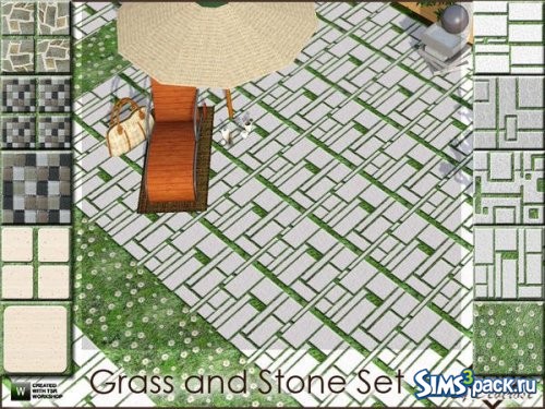 Сет Grass and Stone Tile от Devirose