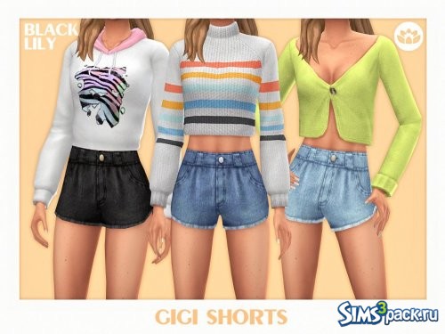 Джинсовые шорты Gigi от Black Lily