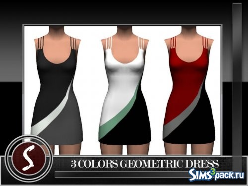Платье 3 Colors Geometric от Saliwa