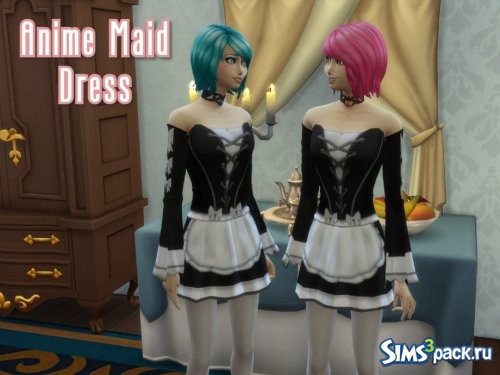 Платье Anime Maid от JujuAwesomeBeans