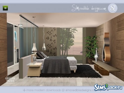 Спальня Serene Hues от SIMcredible!