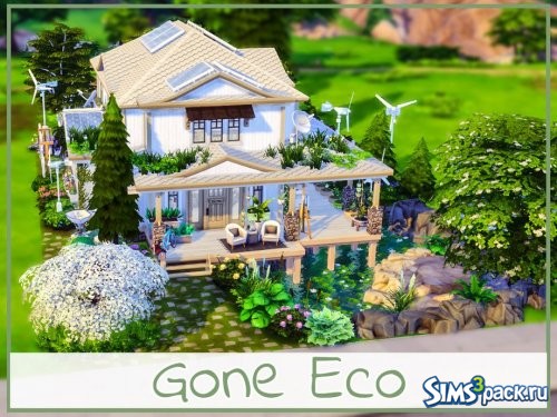 Дом Gone Eco от simmer_adelaina