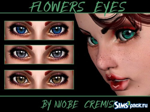Линзы Flowers от niobe cremisi