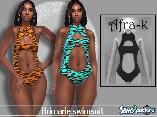 Купальник Brimarie cut out от akaysims