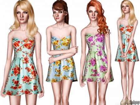 Цветочные платья от Zodapop