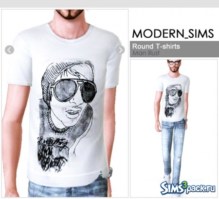 Мужская футболка от Modern_Sims