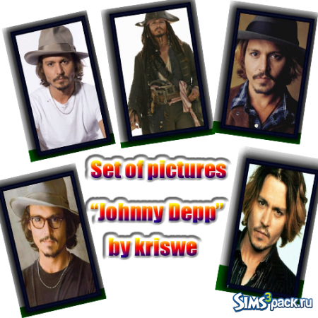 Набор картин "Johnny Depp" от kriswe