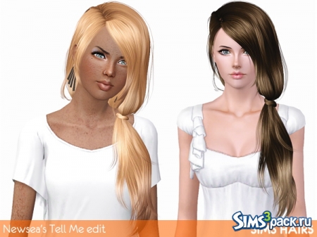 Ретекстура прически Newsea от Sims Hairs