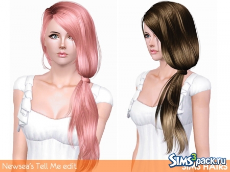 Ретекстура прически Newsea от Sims Hairs