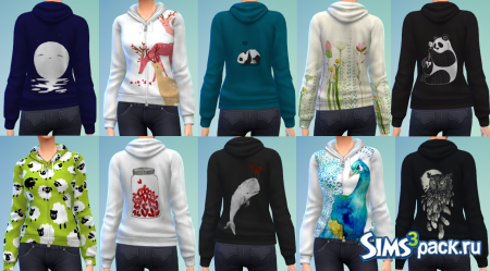 10 перекрасок кофт от The Simsperience