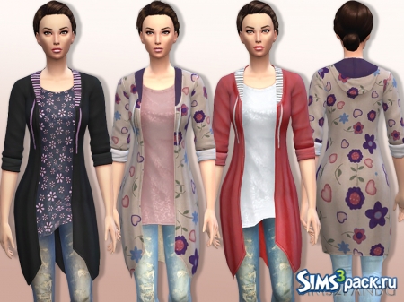 Набор женской одежды от sims2fanbg