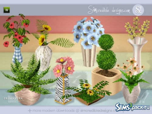 Набор растений Primavera от SIMcredible