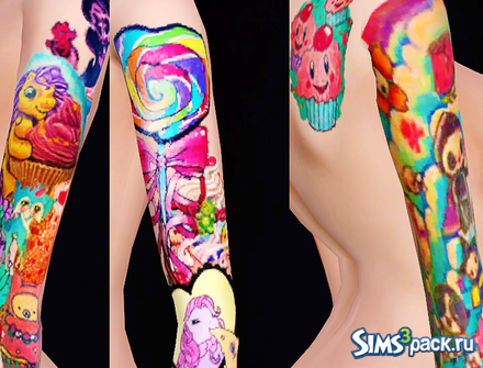 Симпатичные татуировки от Sushisims