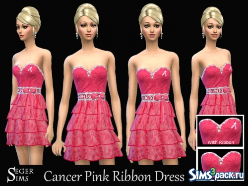 Платье Cancer Pink Ribbon от SegerSims