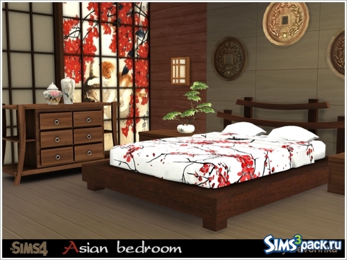 Спальня в азиатском стиле от Severinka