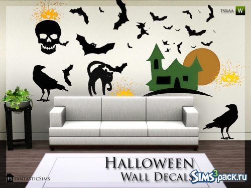 Настенные украшения Halloween Wall Decals от fantasticSims