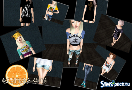 Летняя коллекция одежды от orange-sim