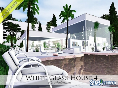 Дом White Glass 4 от Pralinesims