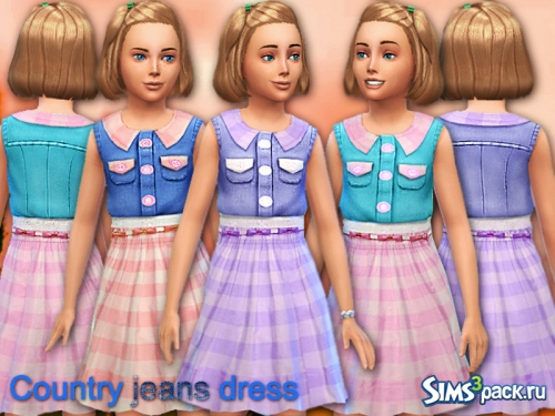 Платье Country jeans от Pinkzombiecupcakes