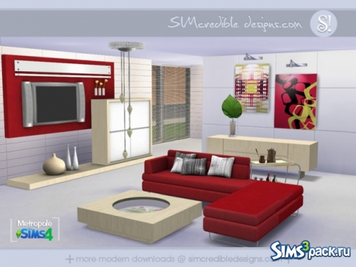 Мебель для зала Metropole от SIMcredible!