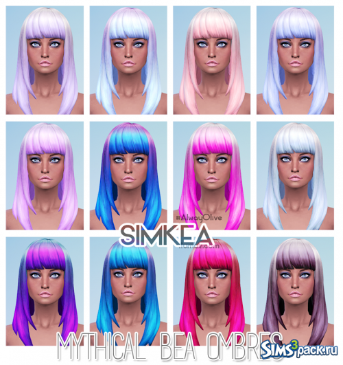 Перекраска волос от Simkea