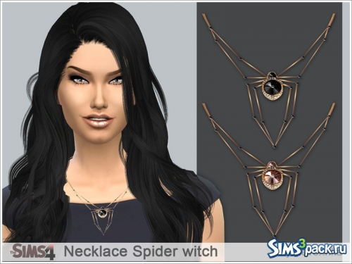 Ожерелье в виде паука от Severinka