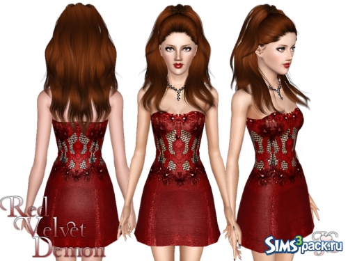 Платье Red Velvet Demon от JavaSims