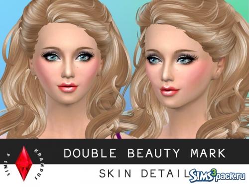Double Beauty Mark Skin Detail от SIms4Krampus