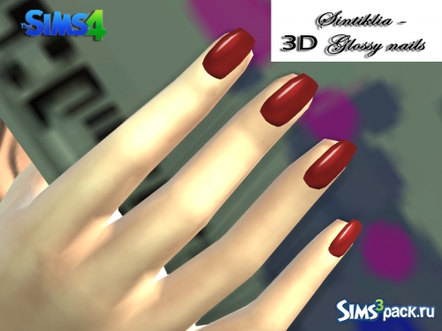 Глянцевые ногти 3D от Sintiklia