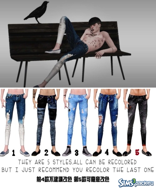 Мужские джинсы от The77sim3