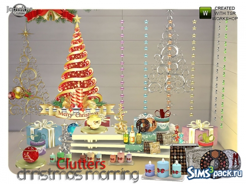 Набор объектов Christmas Morning Clutters от jomsims