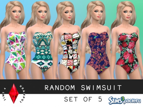 Купальник Random Bathingsuits от Sims4Krampus