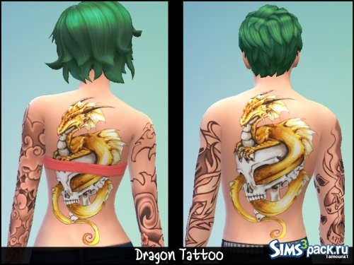 Набор татуировок Dragon №1 от tamoura1
