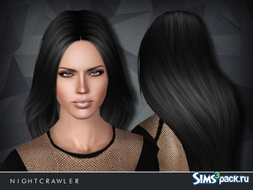 Женская причёска №5 от Nightcrawler Sims