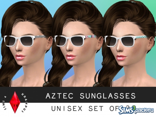 Очки Aztec set 3 от Sims4Krampus