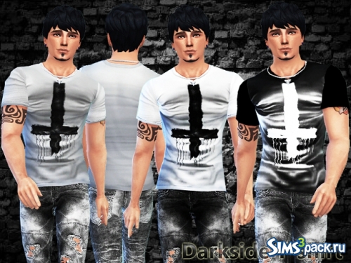 Мужские футболки Darkside от Pinkzombiecupcakes