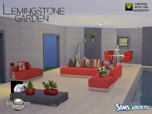 Набор объектов Lemingstone Modern Garden от jomsims